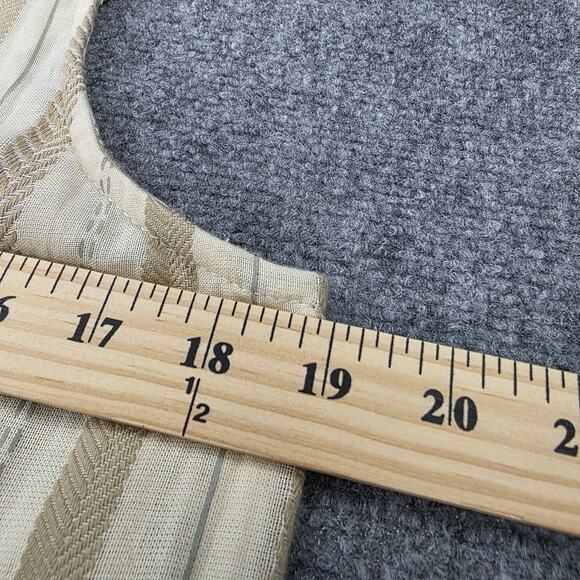 Anthropologie Dress Womens Small Beige Stripe Delphine Textured Tunic Boho Chic - Picture 9 of 16